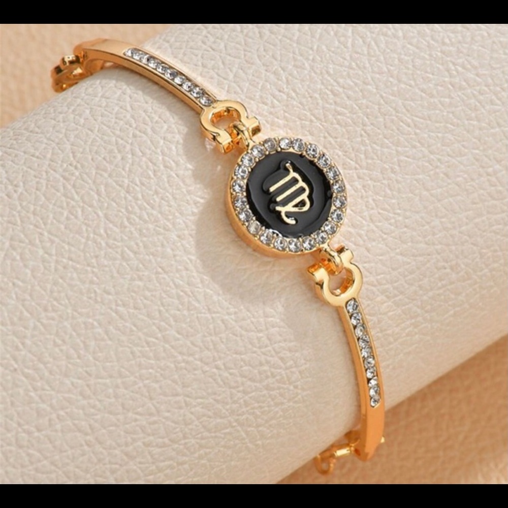 Virgo ♍️ Constellation Rhinestone Bracelet